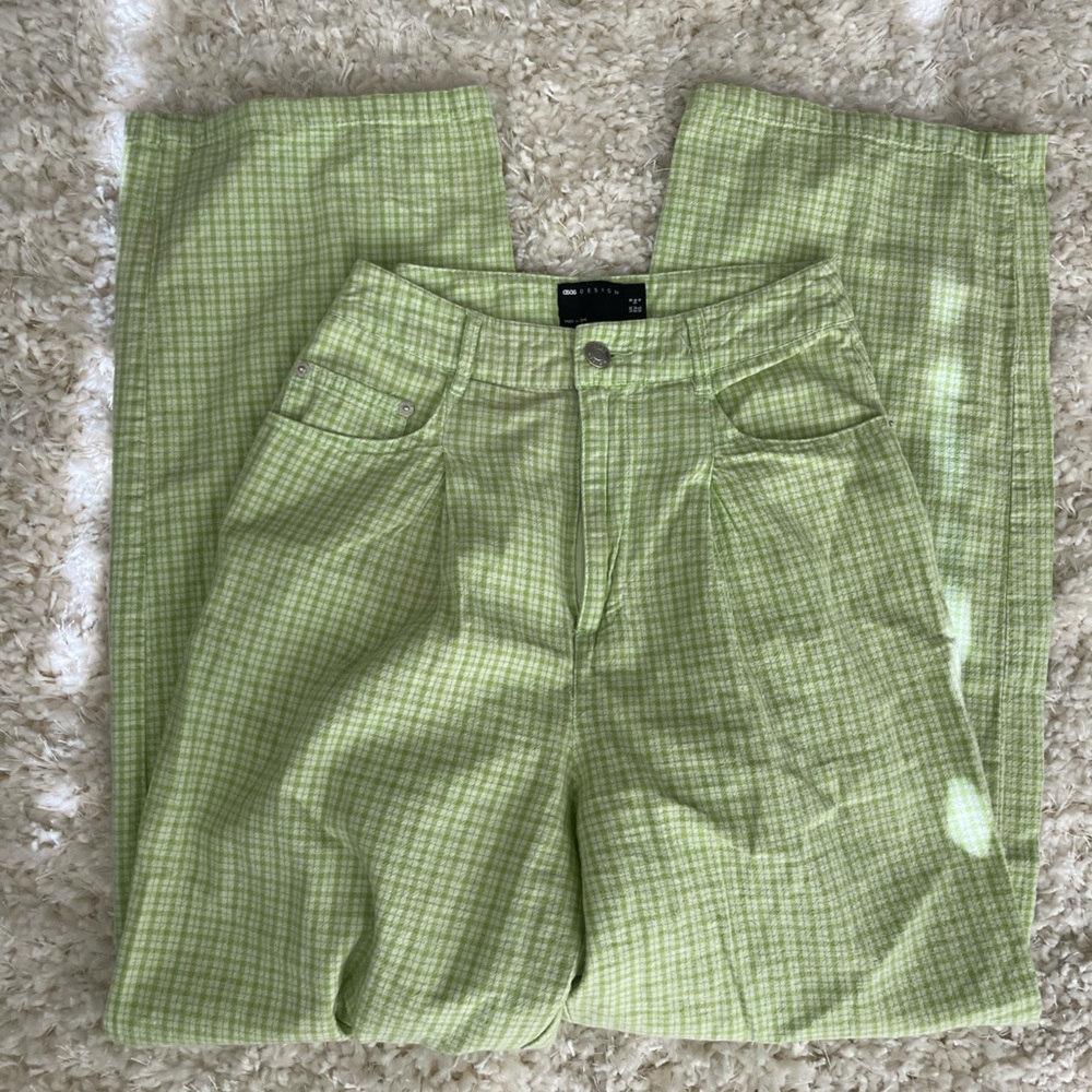 Fun green ASOS pants, very light and comfortable